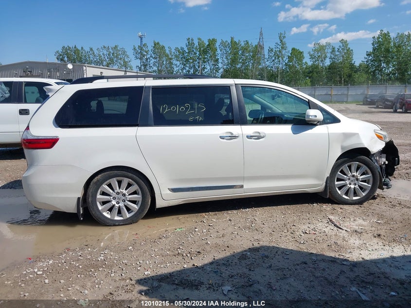 2017 Toyota Sienna Limited 7-Passenger VIN: 5TDYZ3DC6HS866311 Lot: 12010215