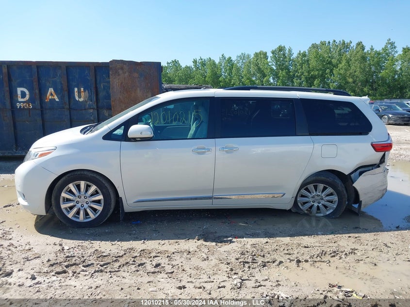 2017 Toyota Sienna Limited 7-Passenger VIN: 5TDYZ3DC6HS866311 Lot: 12010215