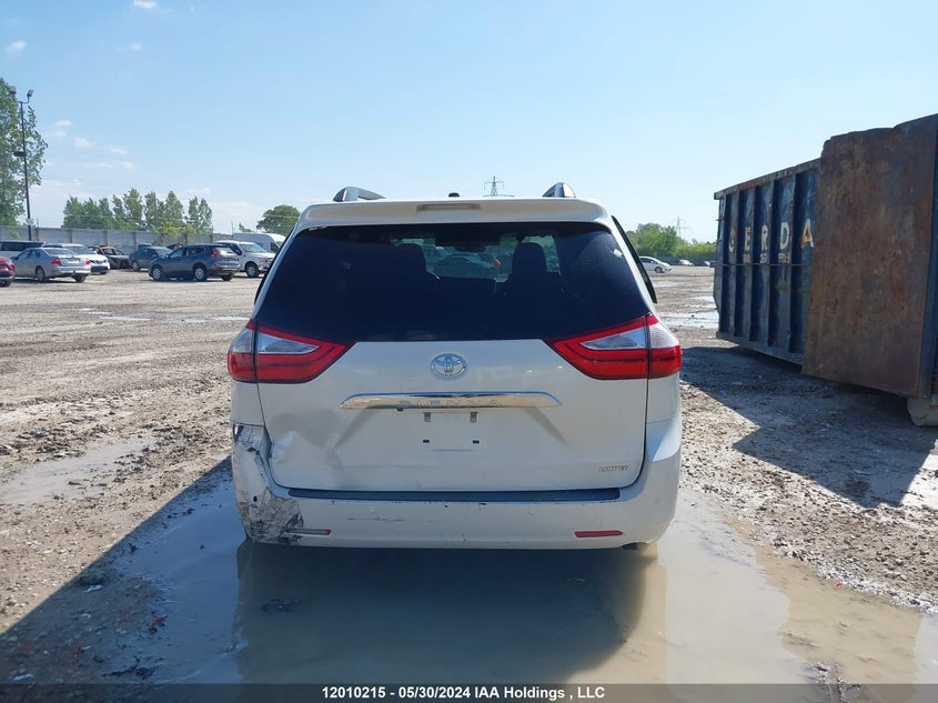 2017 Toyota Sienna Limited 7-Passenger VIN: 5TDYZ3DC6HS866311 Lot: 12010215
