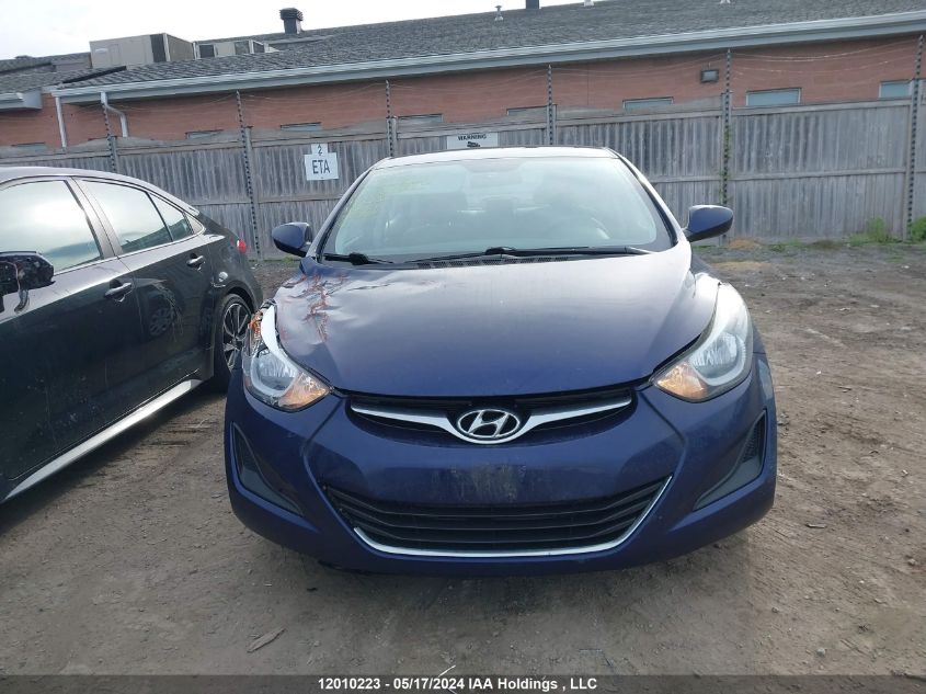 2014 Hyundai Elantra Gl VIN: 5NPDH4AE6EH459782 Lot: 12010223