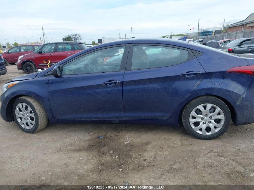 2014 Hyundai Elantra Gl VIN: 5NPDH4AE6EH459782 Lot: 12010223