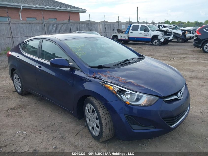 2014 Hyundai Elantra Gl VIN: 5NPDH4AE6EH459782 Lot: 12010223