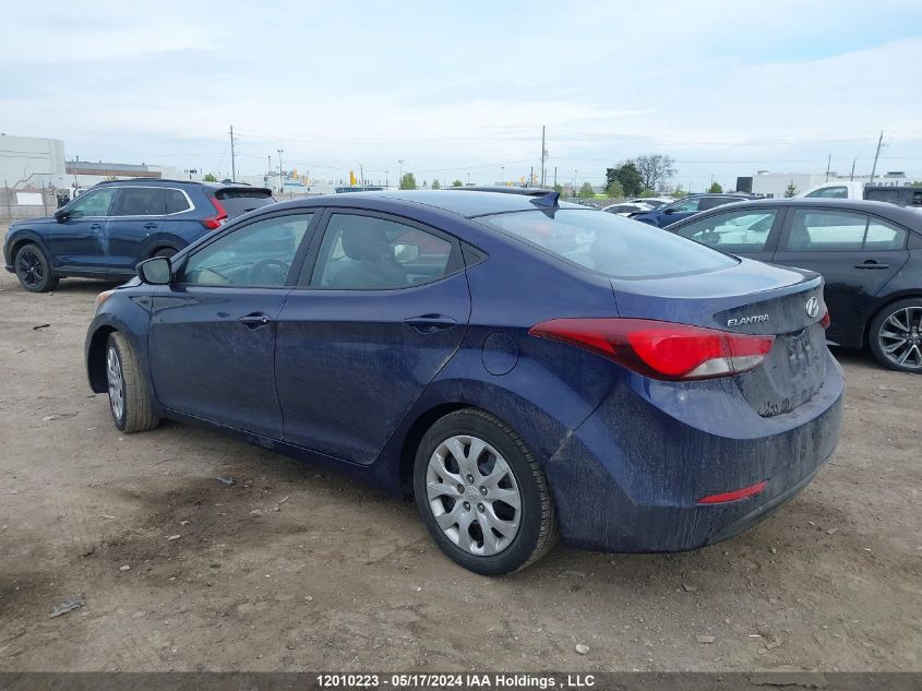 2014 Hyundai Elantra Gl VIN: 5NPDH4AE6EH459782 Lot: 12010223