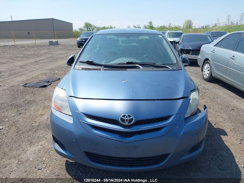 2008 Toyota Yaris VIN: JTDBT923781292604 Lot: 12010244