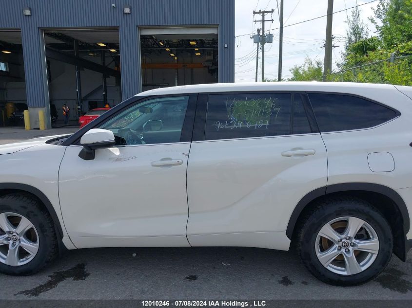 2020 Toyota Highlander L/Le VIN: 5TDBZRBH3LS514139 Lot: 12010246