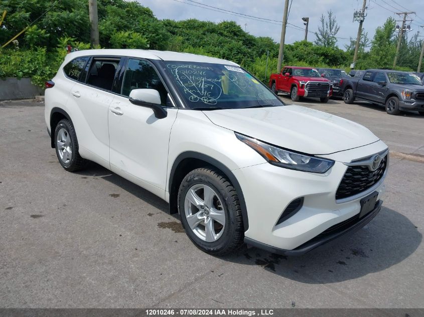 2020 Toyota Highlander L/Le VIN: 5TDBZRBH3LS514139 Lot: 12010246