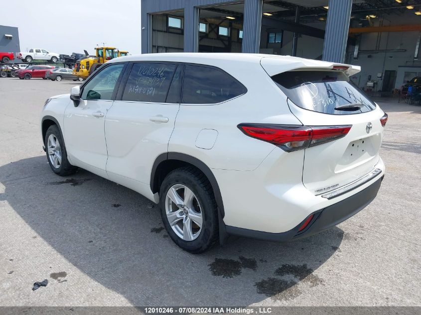 2020 Toyota Highlander L/Le VIN: 5TDBZRBH3LS514139 Lot: 12010246