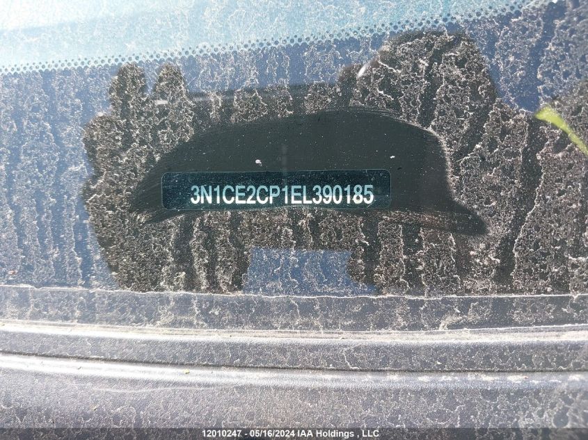 2014 Nissan Versa Note S/S Plus/Sv/Sl VIN: 3N1CE2CP1EL390185 Lot: 12010247