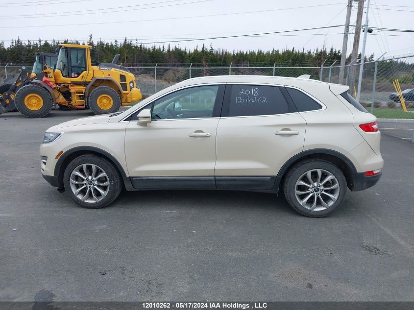 2018 Lincoln Mkc Select VIN: 5LMCJ2D99JUL33072 Lot: 12010262