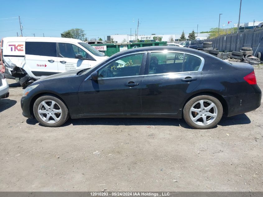 2010 Infiniti G37 VIN: JN1CV6AR5AM457804 Lot: 12010293