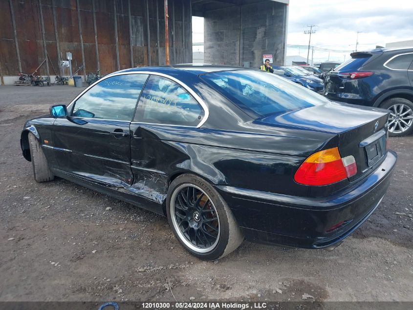 2000 BMW 3 Series VIN: WBABM334XYJN64495 Lot: 12010300