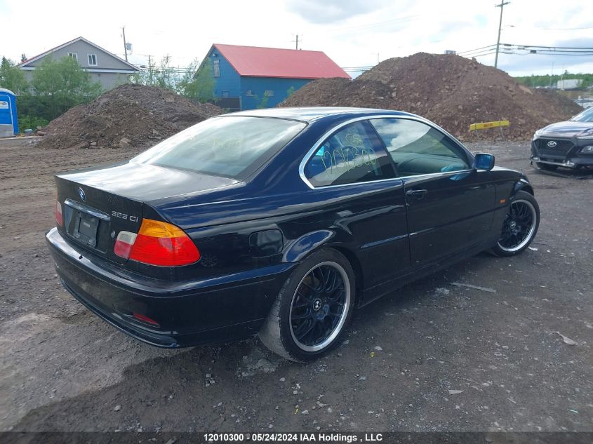 2000 BMW 3 Series VIN: WBABM334XYJN64495 Lot: 12010300