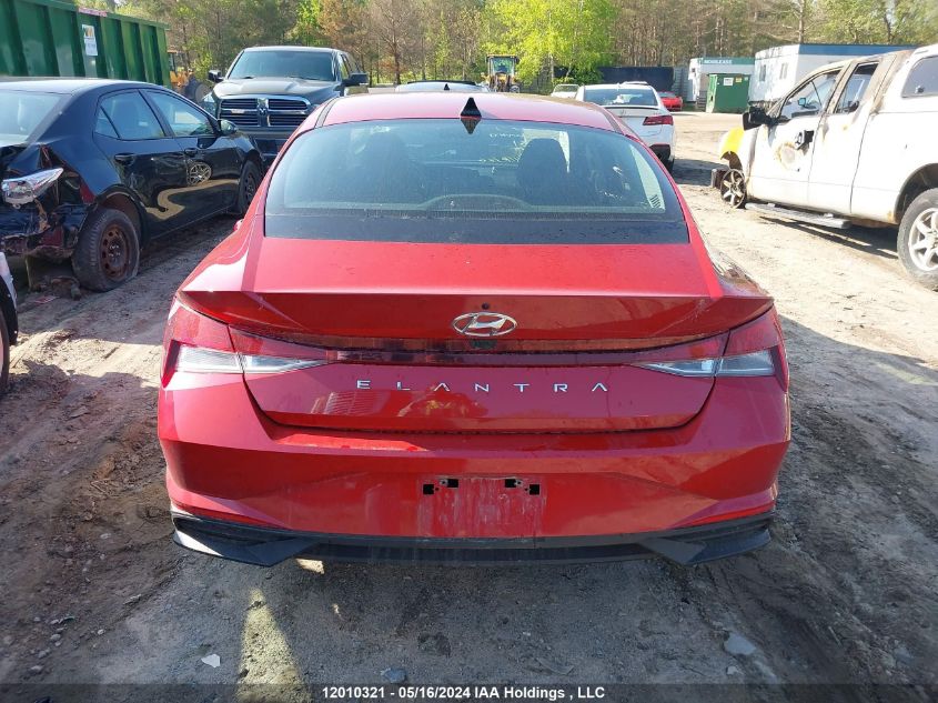 2022 Hyundai Elantra Preferred Ivt VIN: KMHLM4AG4NU359531 Lot: 12010321