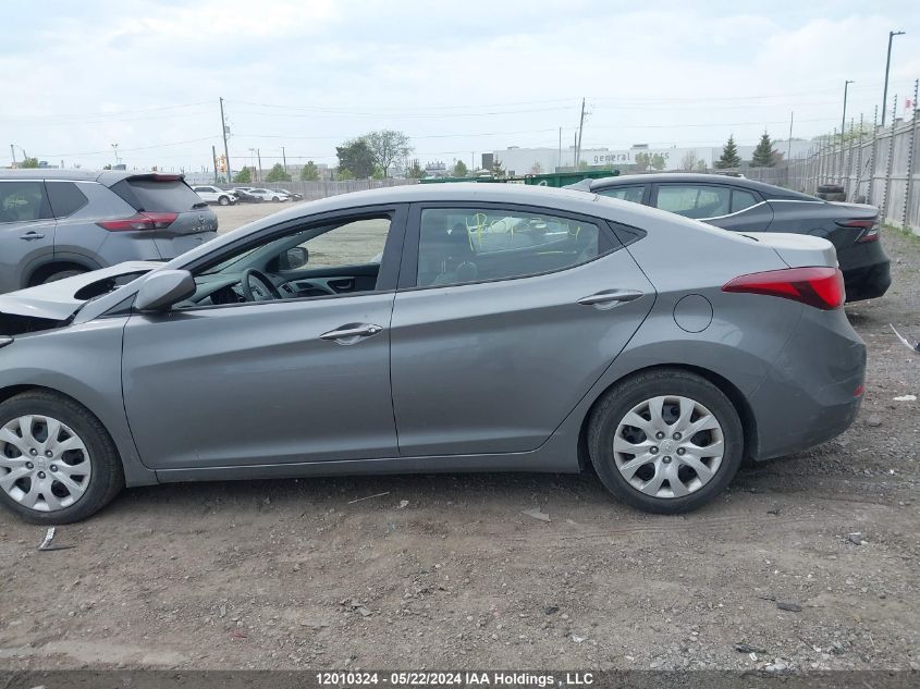 2014 Hyundai Elantra Gl VIN: 5NPDH4AE3EH457214 Lot: 12010324