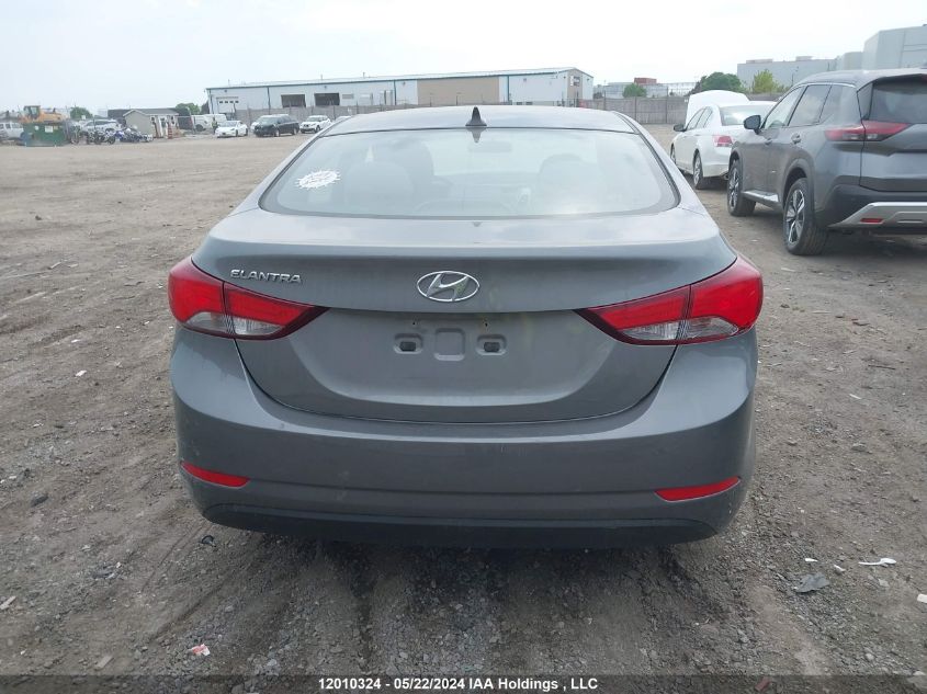 2014 Hyundai Elantra Gl VIN: 5NPDH4AE3EH457214 Lot: 12010324