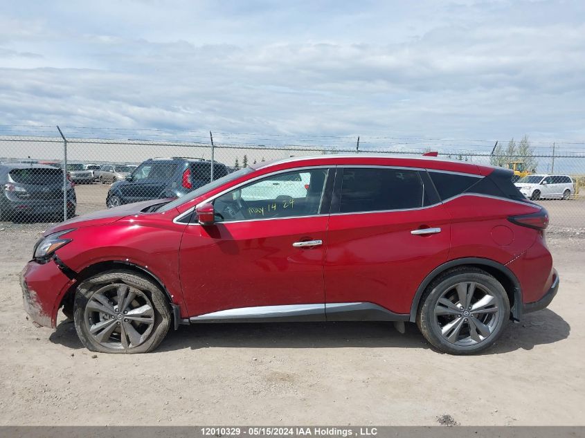 2021 Nissan Murano VIN: 5N1AZ2DS8MC145711 Lot: 12010329