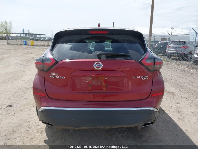 2021 Nissan Murano VIN: 5N1AZ2DS8MC145711 Lot: 12010329