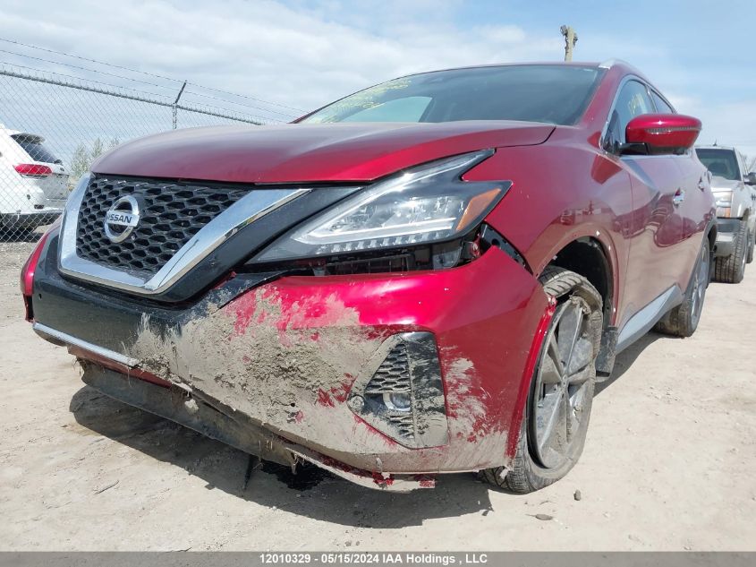 2021 Nissan Murano VIN: 5N1AZ2DS8MC145711 Lot: 12010329