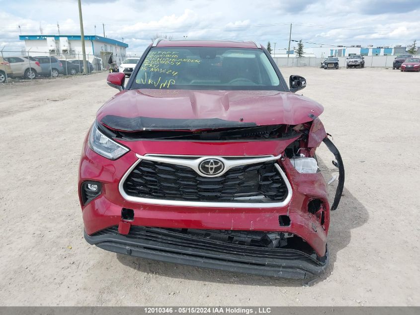 2024 Toyota Highlander Limited/Xle/Xse VIN: 5TDKDRBH9RS537254 Lot: 12010346