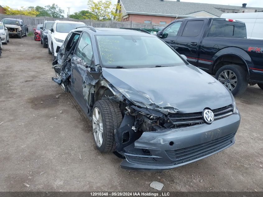 2017 Volkswagen Golf Sportwagen VIN: 3VWA17AU8HM516236 Lot: 12010348