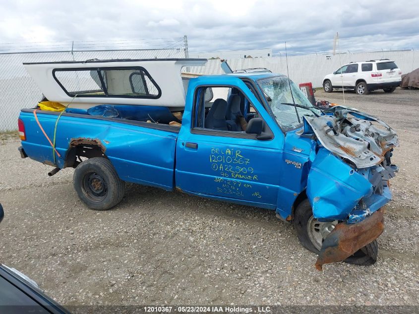 1996 Ford Ranger VIN: 1FTCR10A7TPA22509 Lot: 12010367