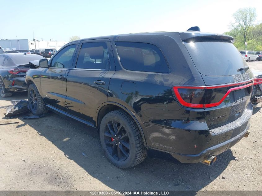 2018 Dodge Durango R/T VIN: 1C4SDJCT4JC313836 Lot: 12010369