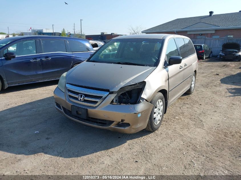 2007 Honda Odyssey VIN: 5FNRL38257B510880 Lot: 12010373