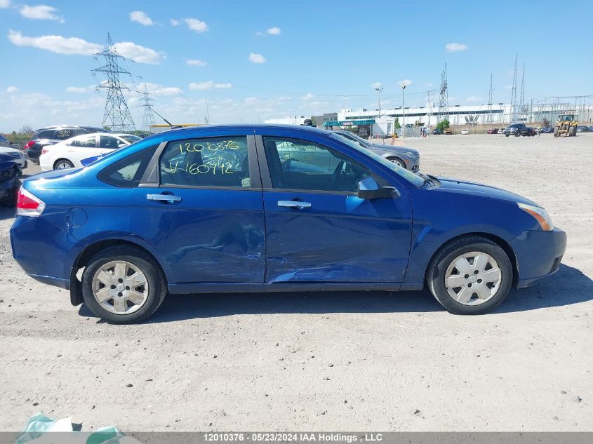 2008 Ford Focus VIN: 1FAHP34N18W160442 Lot: 12010376