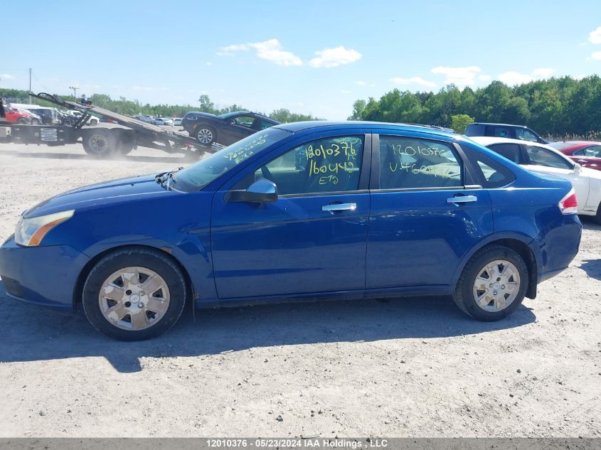 2008 Ford Focus VIN: 1FAHP34N18W160442 Lot: 12010376