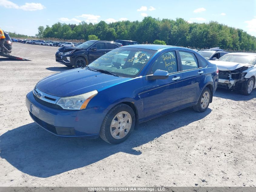 2008 Ford Focus VIN: 1FAHP34N18W160442 Lot: 12010376