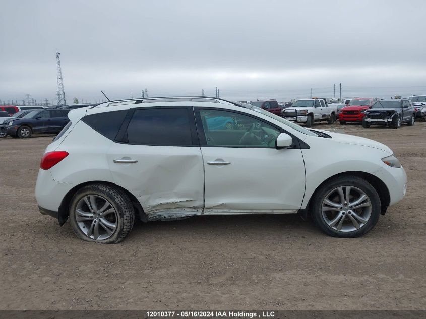 2010 Nissan Murano Le VIN: JN8AZ1MW6AW108267 Lot: 12010377