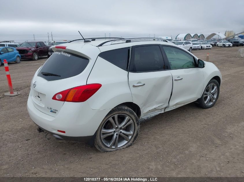 2010 Nissan Murano Le VIN: JN8AZ1MW6AW108267 Lot: 12010377