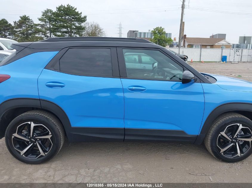 2023 Chevrolet Trailblazer VIN: KL79MUSLXPB188693 Lot: 12010385