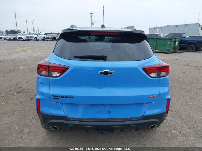 2023 Chevrolet Trailblazer VIN: KL79MUSLXPB188693 Lot: 12010385