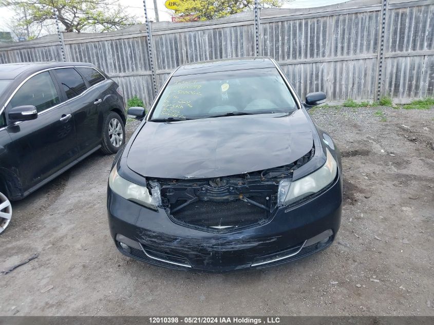 2014 Acura Tl VIN: 19UUA8F29EA800062 Lot: 12010398