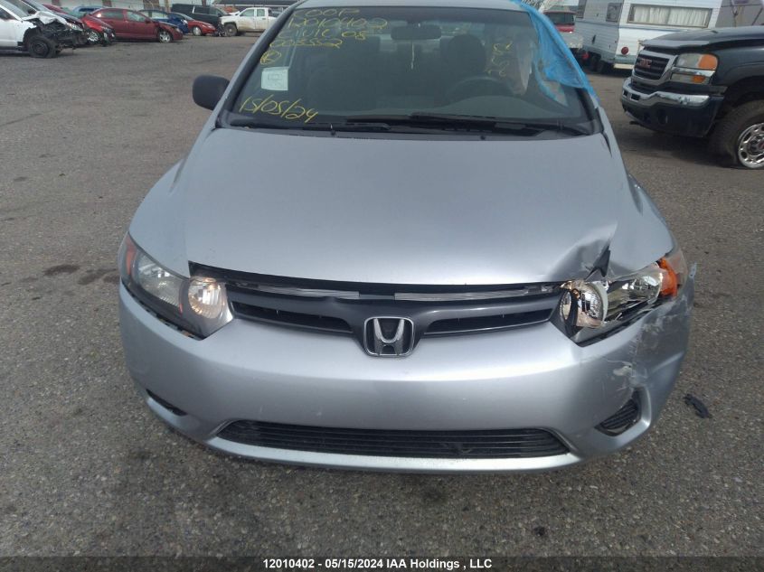2008 Honda Civic Dx VIN: 2HGFG12248H003552 Lot: 12010402
