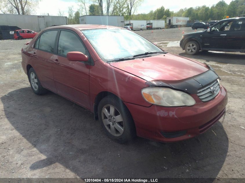 2003 Toyota Corolla VIN: 2T1BR32E13C766306 Lot: 12010404