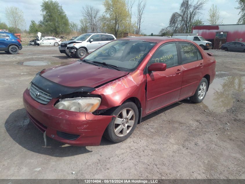 2003 Toyota Corolla VIN: 2T1BR32E13C766306 Lot: 12010404