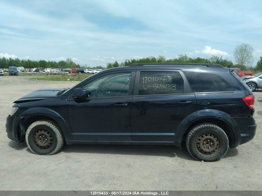 2011 Dodge Journey Sxt VIN: 3D4PG5FG9BT541438 Lot: 12010433