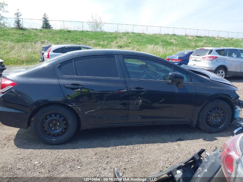 2014 Honda Civic Lx VIN: 2HGFB2F51EH026906 Lot: 12010454