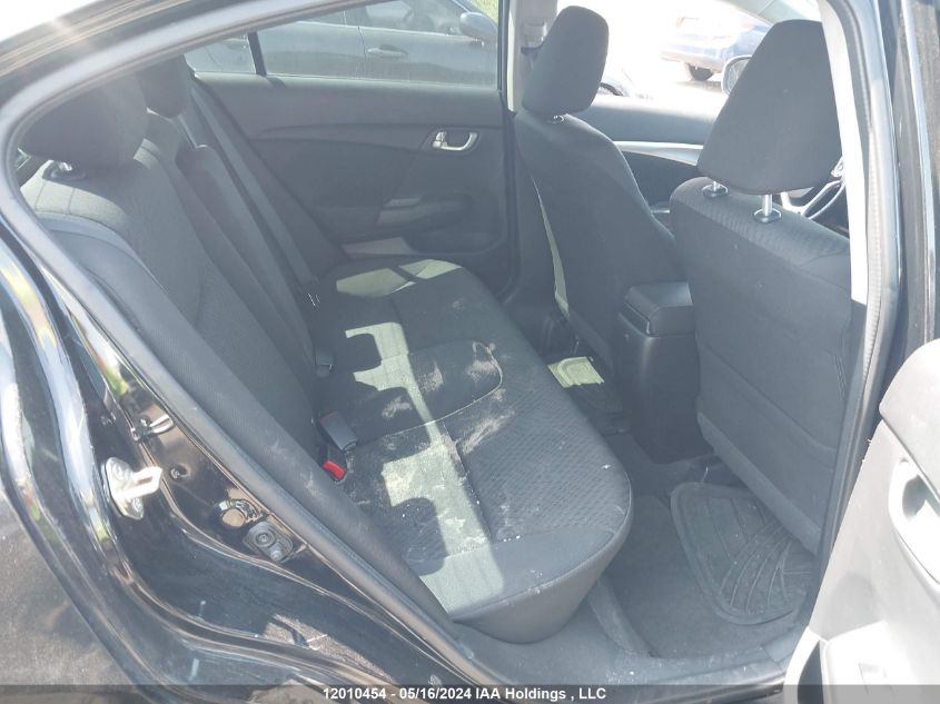 2014 Honda Civic Lx VIN: 2HGFB2F51EH026906 Lot: 12010454