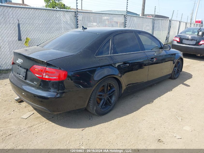 2012 Audi A4 VIN: WAUDFCFL9CN000313 Lot: 12010463