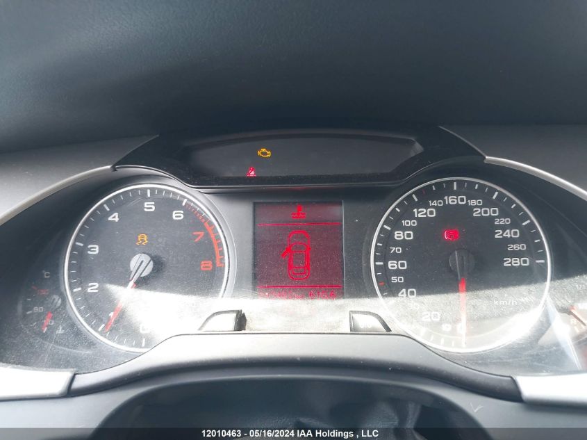 2012 Audi A4 VIN: WAUDFCFL9CN000313 Lot: 12010463