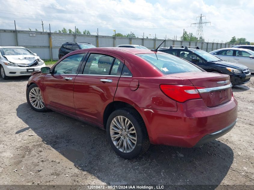 2012 Chrysler 200 VIN: 1C3CCBCG2CN245323 Lot: 12010472