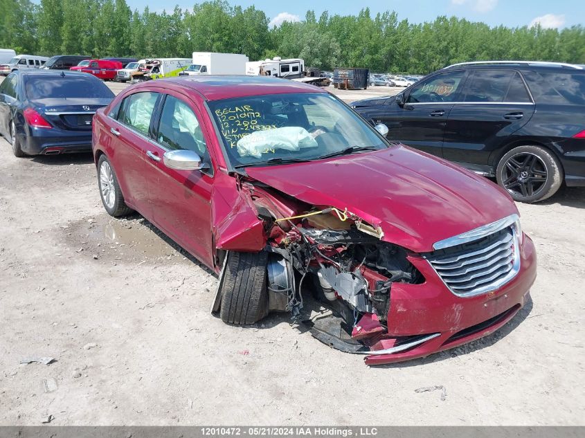 2012 Chrysler 200 VIN: 1C3CCBCG2CN245323 Lot: 12010472