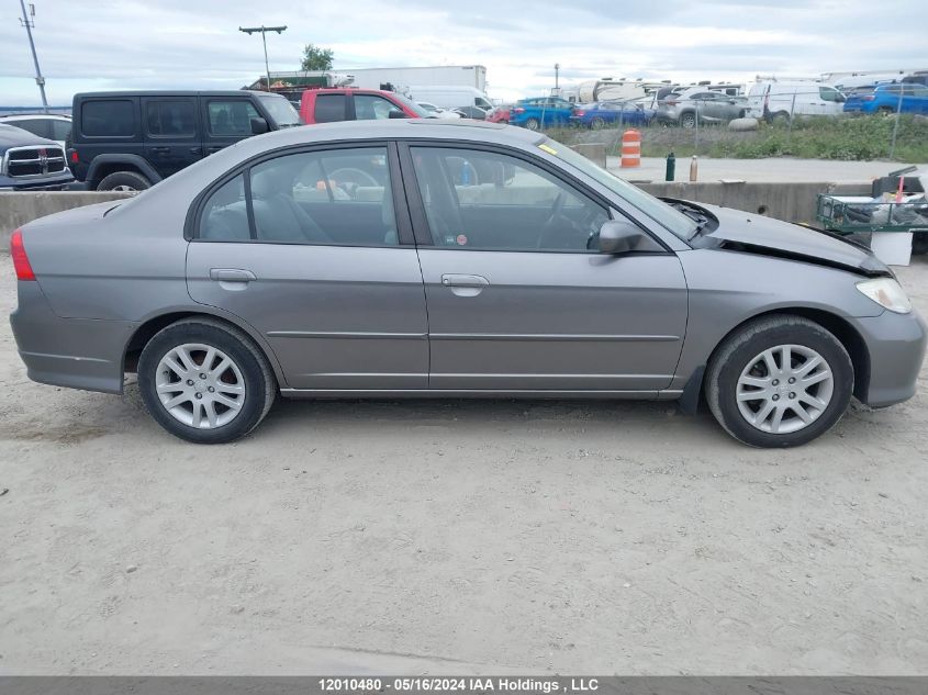 2005 Honda Civic Sdn VIN: 2HGES16655H034747 Lot: 12010480