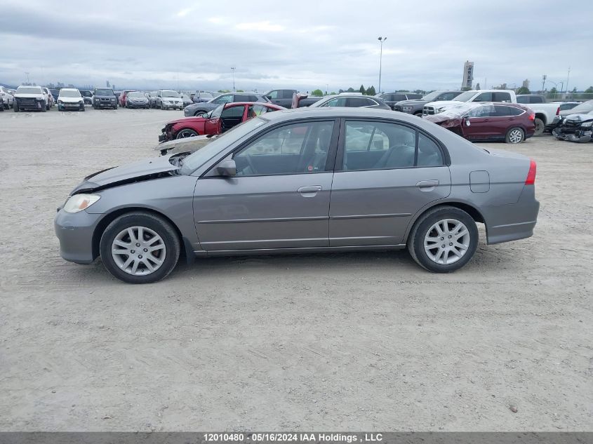 2005 Honda Civic Sdn VIN: 2HGES16655H034747 Lot: 12010480