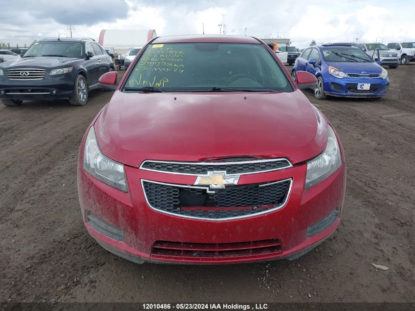 2012 Chevrolet Cruze VIN: 1G1PG5SC8C7407700 Lot: 12010486