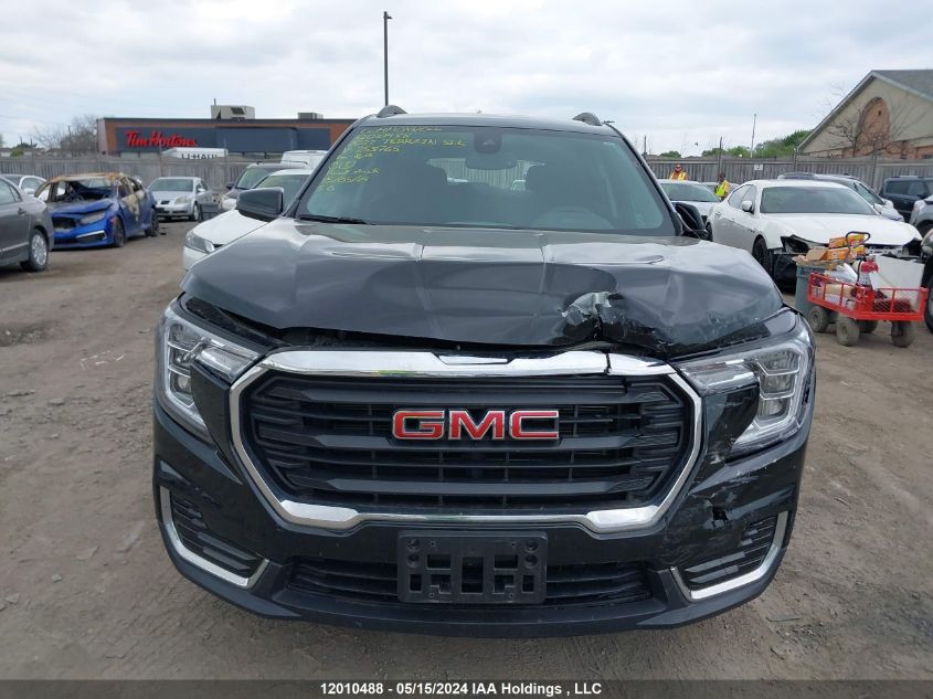 2022 GMC Terrain Sle VIN: 3GKALTEV3NL253765 Lot: 12010488