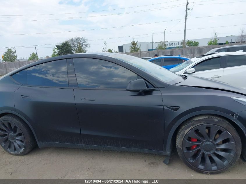 2021 Tesla Model Y VIN: 5YJYGDEF1MF209869 Lot: 12010494